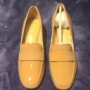 ANTONIO MELANI Glossy Tan Loafers